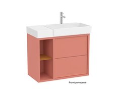 Roca TURA Unik Compacto kúpeľňová skrinka s umývadlom asymetrická 2S 80 x 43 cm, pravá A852027560