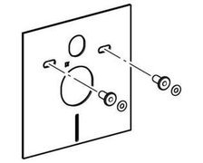 Geberit Kombifix súprava pre tlmenie hluku pre závesné WC a závesný bidet 156.050.00.1