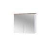 Comad Bali White 841 FSC zrkadlová skrinka 80 x 70 cm biela alpská/dub wotan/zrkadlo