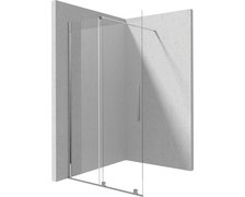 Deante PRIZMA sprchová zástena Walk-in - posuvná 100 x 195 cm, sklo číre KTJ_F30R