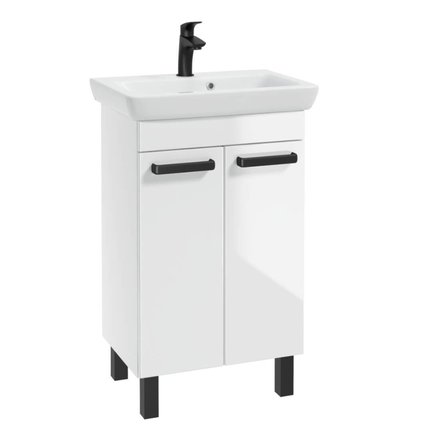 Defra Capri D55 - Kúpeľňová skrinka s umývadlom 48 x 34 cm (001-Z-05507+3031)