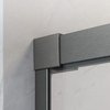 Radaway IDEA BRUSHED GUNMETAL KDD obdĺžnikový sprchový kút 110 x 120 x 205 cm 387063-92-01L+387064-92-01R