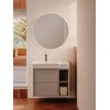 Roca TURA Unik Compacto kúpeľňová skrinka s umývadlom asymetrická 2S 80 x 43 cm, ľavá A852028560