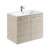 Kolo Geberit Nova Pro Premium SET dvojdverová skrinka s umývadlom 80 cm, svetlý orech