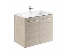Kolo Geberit Nova Pro Premium SET dvojdverová skrinka s umývadlom 80 cm, svetlý orech
