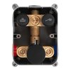 Rea LUNGO BLACK MAT podomietkový termostatický sprchový set + box P8549