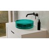 Besco ENYA OCEAN BREEZE umývadlo na dosku 36 x 36 cm #UME-36-OBW