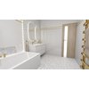 Home Pure White rektifikovaná gresová dlažba lesklá  60 x 120 cm