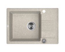 Laveo CELIA granitový drez 65 x 44 cm, bež SBC_413T