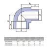 Ekoplastik PPR koleno VK/VN 20 x 90° PN20