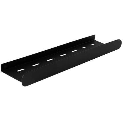 REA SF03 kúpeľňová polička 45 cm, čierna matná REA-06006