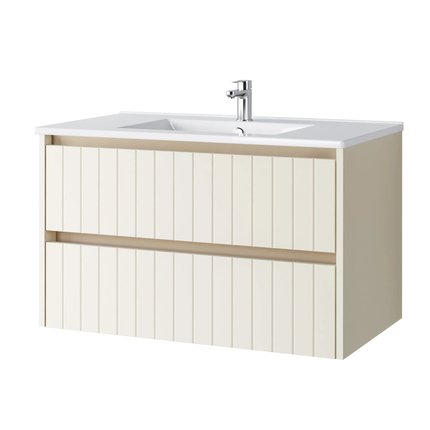 Kúpeľňová skrinka Melito set s umývadlom 80 cm 002-SU80-02+UP4530-800