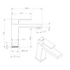 Corsan ANGO umývadlová vodovodná batéria chróm CMB3016CH