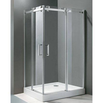 Aquatek TEKNO R24 obdĺžnikový sprchový kút 120 x 80 x 195 cm, sklo číre