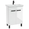 Defra Capri D65 - Kúpeľňová skrinka s umývadlom 59 x 34 cm (001-Z-06507+3032)