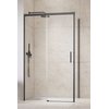 Radaway IDEA Brushed GunMetal KDJ obdĺžnikový sprchový kút 100 x 75 x 205 cm 387040-92-01R+387049-92-01L