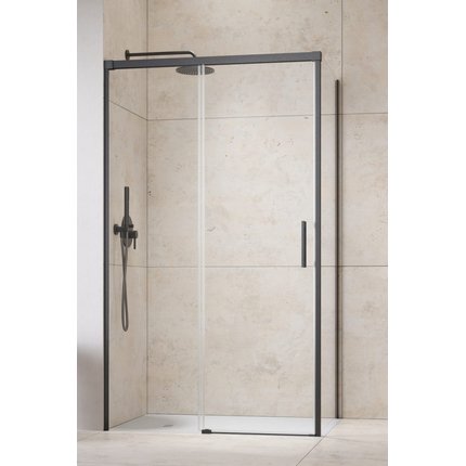 Radaway IDEA Brushed GunMetal KDJ obdĺžnikový sprchový kút 100 x 75 x 205 cm 387040-92-01R+387049-92-01L