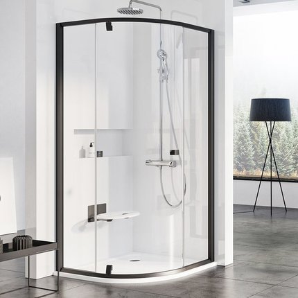 Ravak PIVOT PSKK3 štvrťkruhový sprchový kút 90 x 90 x 190 cm 37677300Z1
