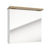 Defra Stilla E60 LED - Kúpeľňová skrinka zrkadlová s osvetlením  60 x 15 cm (282-E-06002)