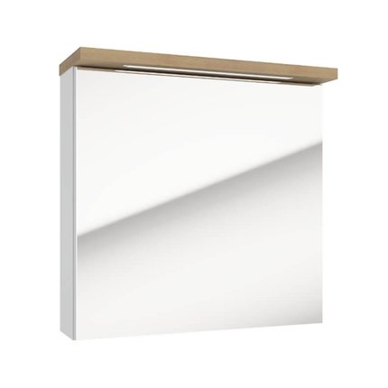 Defra Stilla E60 LED - Kúpeľňová skrinka zrkadlová s osvetlením  60 x 15 cm (282-E-06002)