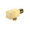 Avapax CUBE uhlový ventil 1/2" x 3/8", brúsená zlatá AOCU211211