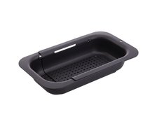 Kuchinox výsuvný odkvapkávač na drez 34,5 - 47,8 x 20 cm, čierny EKO_700A