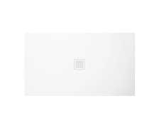 Polimat PERFETTO obdĺžniková sprchová vanička minerálny kompozit 140 x 80 x 3 cm, biela matná 00464