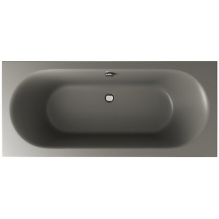 Excellent Oceana SLIM – Obdĺžniková akrylátová vaňa do kúpeľne 160 × 75 cm, sivý mat (WAEX.OCE16CMMS)