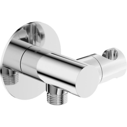 Deante SILIA rohové podmietkové pripojenie sprchovej hadice s držiakom, chróm NQS_057K