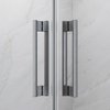 Radaway IDEA 6 BRUSHED NIKEL DWJ sprchové dvere 100 x 205 cm, sklo číre 387014-91-01L
