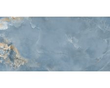 Tubadzin AQUAMARINE blue lesklý rektifikovaný obklad / dlažba 59,8 x 119,8 cm