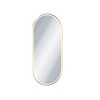 Excellent CORIDO LED zrkadlo v hliníkovom ráme 100 x 50 cm, zlaté DOEX.CO100.050.GL
