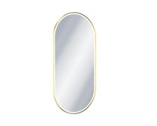 Excellent CORIDO LED zrkadlo v hliníkovom ráme 100 x 50 cm, zlaté DOEX.CO100.050.GL