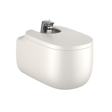 Roca Beyond bidet závesný s otvormi na bidetový poklop 58 x 39,5 cm A3570B6650