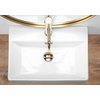 Rea BONITA GOLD keramické umývadlo na dosku 51 x 36 cm U5521