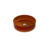 Besco ENYA EARTH RUST umývadlo na dosku 36 x 36 cm #UME-36-ERB