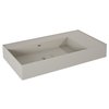 Elita Level ľavé nástenná umývadlo Solid Surface 80,5x45,5 cm Fume Matt RE041461177020