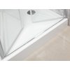 Novoterm Solid DDP 90 CHR sprchové dvere dvojkrídlové 90 x 195 cm sklo číre