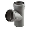 Kanalizačná tvarovka,HT odbočka Ø75 / 40 - 67° PP sivé X2920