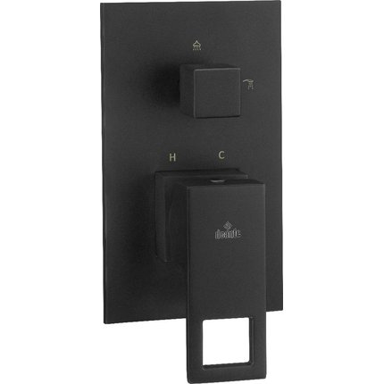 Deante ANEMON BIS podomietková sprchová vodovodná batéria s prepínačom, čierna mat BBZ_N44P