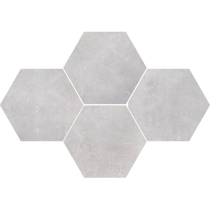 Ceramika Color STARK Hexagon white rektifikovaná mozaika 28,3 x 40,8 cm