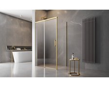 Radaway IDEA GOLD KDJ obdĺžnikový sprchový kút 140 x 90 x 205 cm 387044-09-01R+387050-09-01L