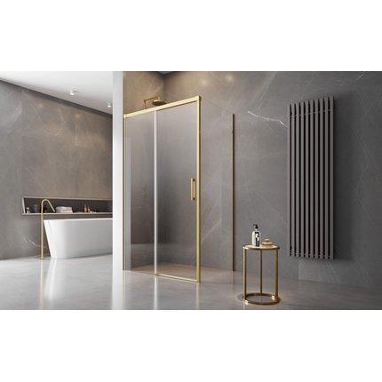 Radaway IDEA GOLD KDJ obdĺžnikový sprchový kút 140 x 90 x 205 cm 387044-09-01R+387050-09-01L
