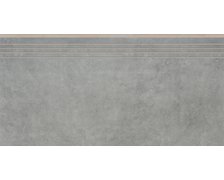 Cerrad LUKKA GRAFIT gresová rektifikovaná schodnica, matná 39,7 x 79,7 cm