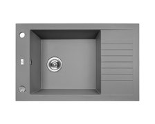 Laveo PIONIER granitový drez 78 x 50 cm, sivý SBR_513T