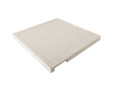 Laveo HALVO granitový multifunkčný odkvapkávač 35 x 35 cm, bež OBA_401T