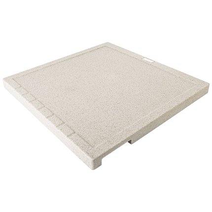 Laveo HALVO granitový multifunkčný odkvapkávač 35 x 35 cm, bež OBA_401T