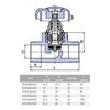 Ekoplastik PP-R ventil 20 PN 20