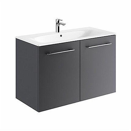 Kolo Geberit Nova Pro Premium SET dvojdverová skrinka s umývadlom 100 cm, lávová matná