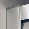 Aquatek WELLNESS F1 pevná stena 75 x 200 cm, sklo číre, profil chróm